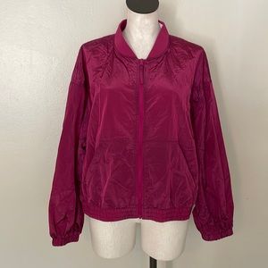NWT Old Navy Pink Windbreaker. Size XL